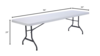 8' Banquet Table | Seats 8-10 rental in New Orleans, LA