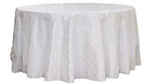 108'' | Round | Pin Tuck.Color: rental New Orleans, LA