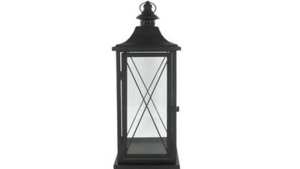 Decorative Metal Lantern w/ LED Candle | 20" Tall rental New Orleans, LA