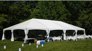 30' X 60' | White - Frame Tent | 1800 sq. ft rental New Orleans, LA