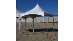 10' x 10' | White- High Peak Tent | 100 sq. ft rental New Orleans, LA