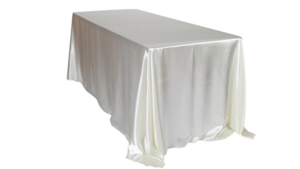 90" x 132" | Banquet | Satin. rental New Orleans, LA