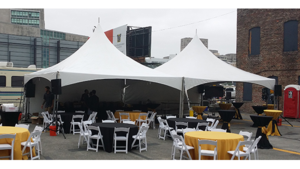 20' X 40' | White - High Peak Tent | 800 sq. ft rental New Orleans, LA