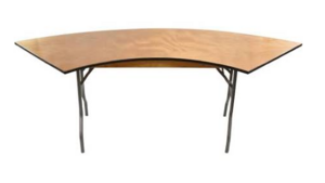 Serpentine Table 6ft rental New Orleans, LA