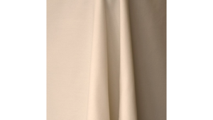 Beige 120" Round Tablecloth rental Orlando, FL