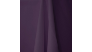 Eggplant 132" Round Tablecloth rental Orlando, FL