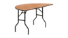 48in 1/2 Moon Table rental in New Orleans, LA