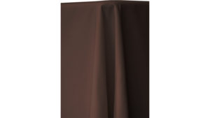 Chocolate 96" Round Tablecloth rental Orlando, FL