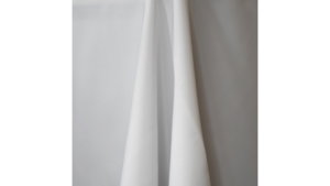 White 96" Round Tablecloth rental Orlando, FL