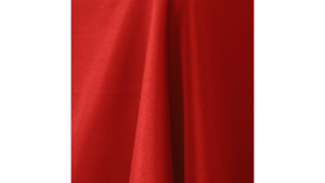 Red 108" Round Tablecloth rental Orlando, FL