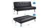 Black Sofa Futon rental in New Orleans, LA