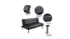 Black Sofa Futon rental in New Orleans, LA