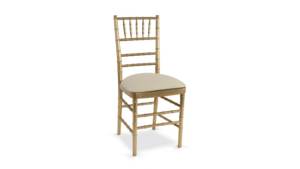 Gold Chivari Chair w/ Cushion rental New Orleans, LA
