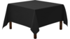 54 x 54 Square Black Polly Linen rental in New Orleans, LA