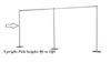 Upright pole/ base stand (9ft-12ft) rental in New Orleans, LA