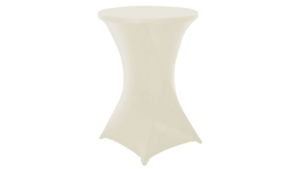 Spandex Tablecloth - Ivory rental Orlando, FL