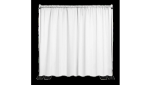 Pipe & Drape 10ft Section - White rental Orlando, FL