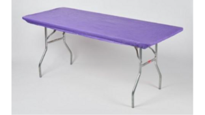Kwik Cover 6' Banquet Purple rental New Orleans, LA