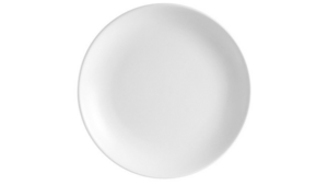 White Chop Salad Plate 8.5" rental Greater Northern Michigan