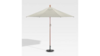 White Patio Umbrella with Base rental in Greater Northern Michigan, MI