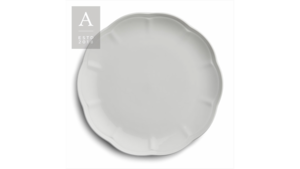 Elenor White Charger Plate 12" rental Greater Northern Michigan