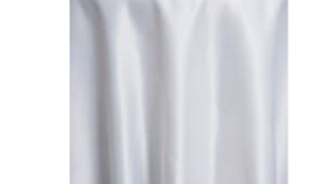 White matte satin 132" Round rental Greater Northern Michigan