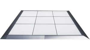 Dance Floor Tile White 4x4 rental Greater Northern Michigan
