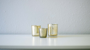 Mixed Gold Votives rental Greater Northern Michigan
