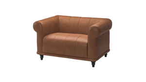 Brown Leather Arm Chair rental Greater Northern Michigan