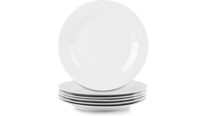 White Coupe Dinner Plate 10.5" rental Greater Northern Michigan