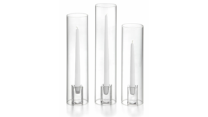 Trio Hurricane Shades & Glass Taper Holder rental Greater Northern Michigan