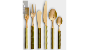 Bamboo Olive Dinner Fork rental Greater Northern Michigan