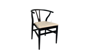 Black Wishbone Chair rental Greater Northern Michigan