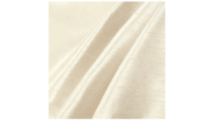 Ivory Shantung 132" Round rental Greater Northern Michigan