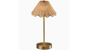 Cordless Table Lamp Rattan rental Greater Northern Michigan