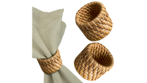 Honey Rattan Napkin Ring rental Greater Northern Michigan