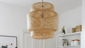 Rattan Chandelier - Keaney #1 rental Greater Northern Michigan