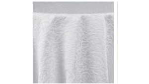 Cobblestone White 132" Round rental Greater Northern Michigan