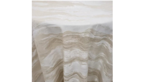 Mesa Ivory Linen 132" Round rental Greater Northern Michigan