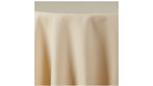 Textured Ivory 132" Round rental Greater Northern Michigan