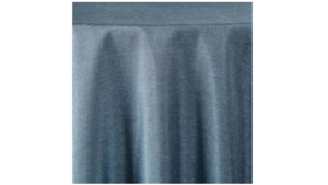 Zest Sky Blue Linen 132" Round rental Greater Northern Michigan
