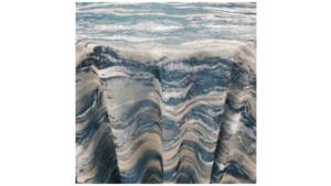 Mesa Turquoise Linen 132" Round rental Greater Northern Michigan