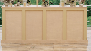 8' Natural Bar Single rental Greater Northern Michigan