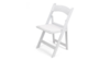 White Resin Folding Chair  rental in Greater Northern Michigan, MI
