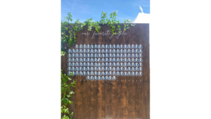 Brown Escort Card Wall  rental Greater Northern Michigan