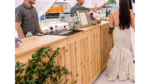 Cedar Wood Bar (6 Foot)  rental Greater Northern Michigan