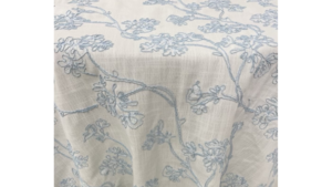 Evelina Blue 120" Round  rental Greater Northern Michigan