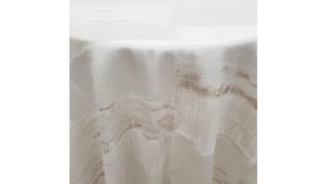 Modrena White Gold 132" Round  rental Greater Northern Michigan