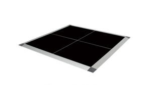 Dance Floor Tile 4x4 Black  rental Greater Northern Michigan