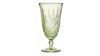 Etched Green Crystal Water Goblet  rental in Greater Northern Michigan, MI